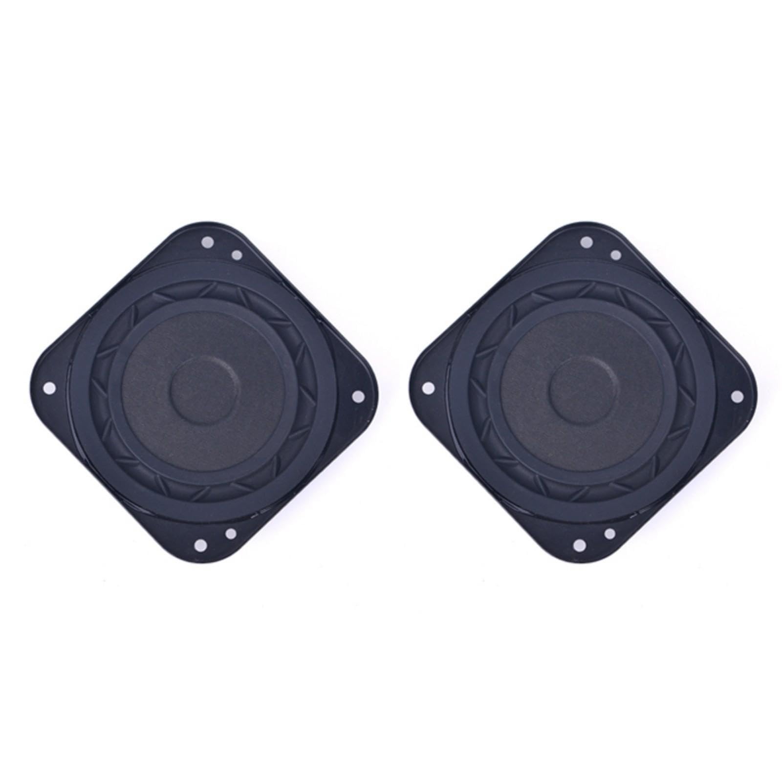 Altoparlante Magnetico Interno 15W 8Ohm 3 Pollici Forma Rotonda Sostituzione Telaio in Gomma Woofer Suono Potente Magnetico