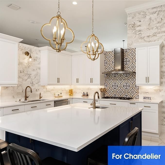 Energetic B10 B11 LED Filament Bulb E26 Candelabra Medium Base 4000K Cool White, 4W(40W Equivalent) 300 Lumens Dimmable Decorative Candle Light Bulb, Pack of 6 - Image 6