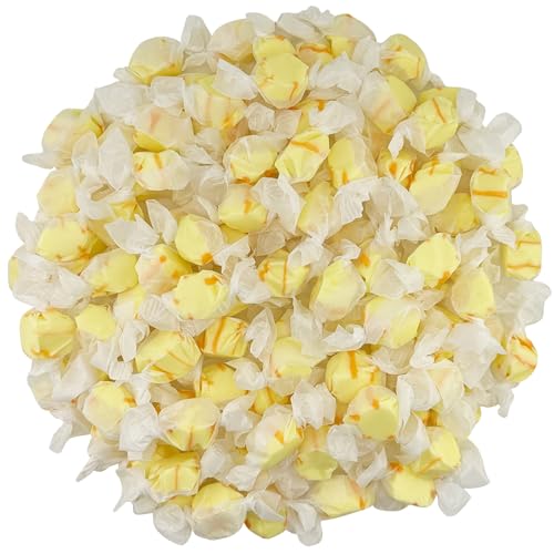 All Flavor Gourmet Saltwater Taffy (Buttered Popcorn, 2 Pound) - Thumbnail 2