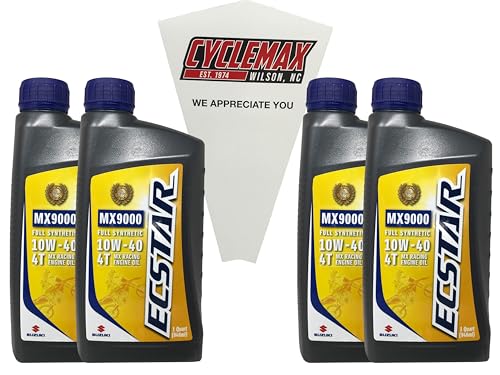 Cyclemax Pack 4 Aceite Sintético Mezcla 10W-40
