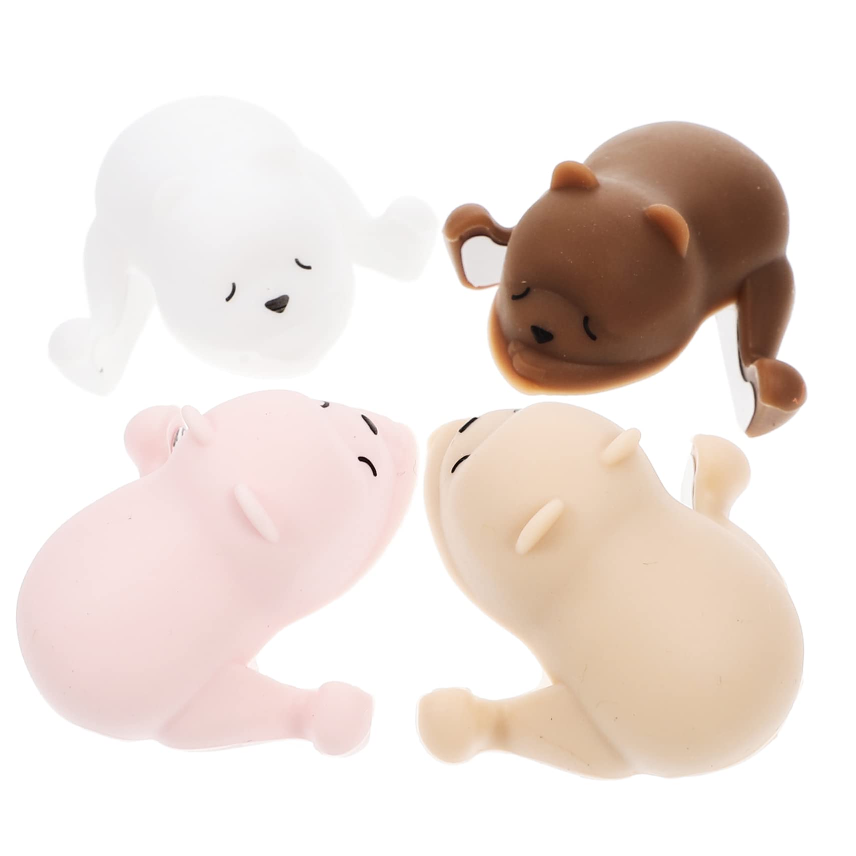 Protections D’Angle de Table en Silicone 4 Pièces, Motif Animal | Bébé, Pose et Retrait Faciles, Lot de 4, Forme Chien, Usage Mobilier Familial