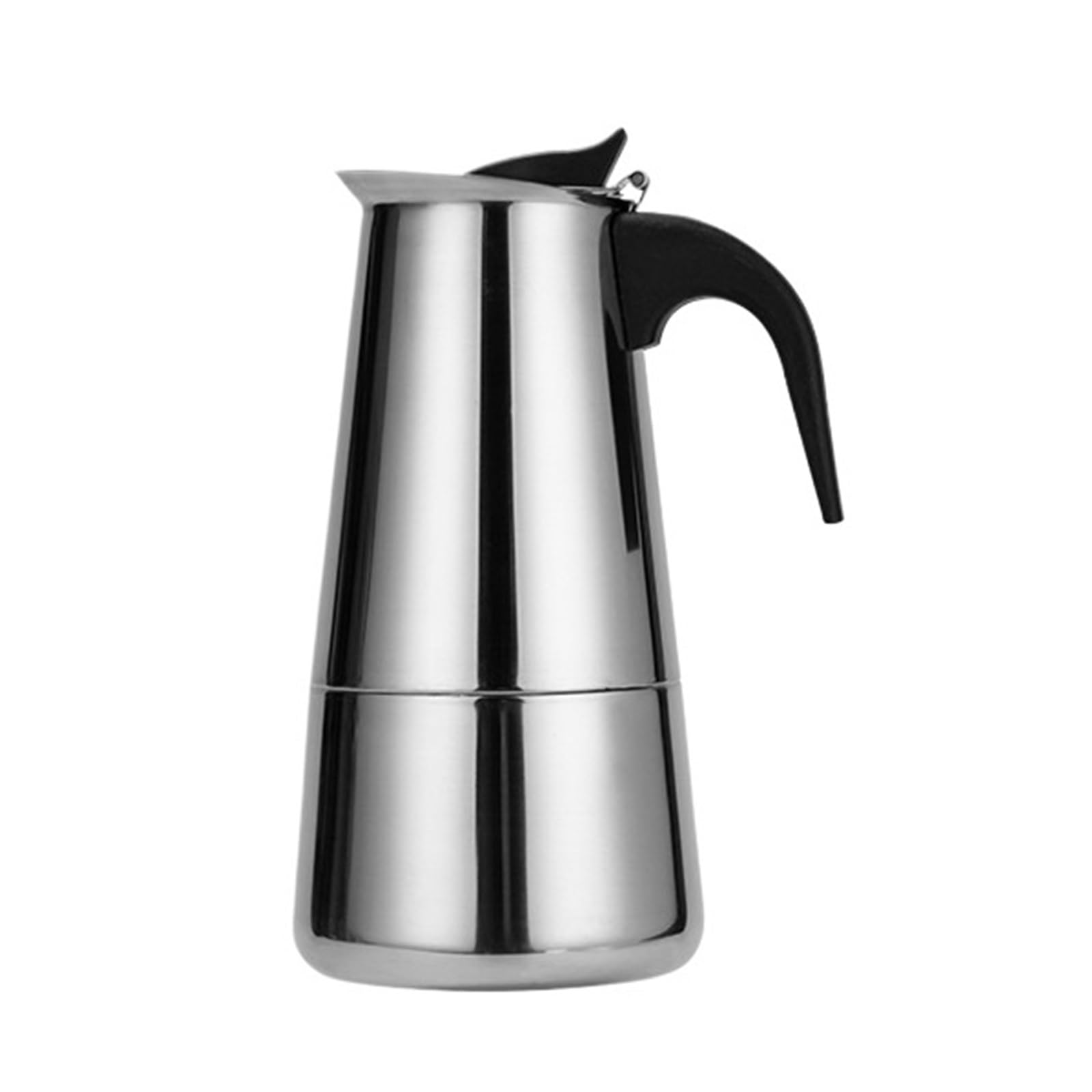 Generico Moka in acciaio inossidabile 100-450 ml Macchina for l'estrazione del caffè for la casa Negozio di bevande(450ml-9 cups)