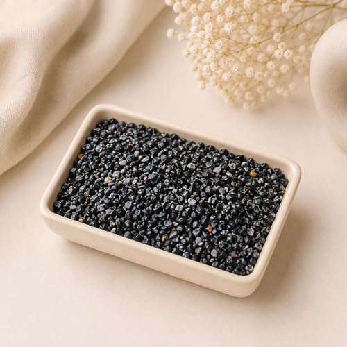 Image of Natural Snowflake Obsidian Crystal Chips Stone 50 Gm for Reiki, Meditation, Vastu & Feng Shui | Polished Gemstone Chips for Home Decor, Jewellery Making, Resin Art & Craft
