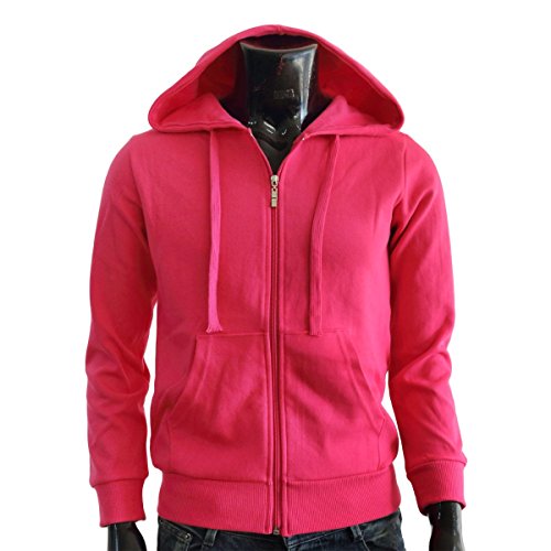 BCPOLO Men's Zip Hoodie Fleece Full Zip Cotton Plain Hoodie Jackets3