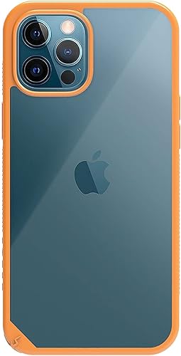 Miniatura 2 de ARMOR Signature - Funda para iPhone 12 Pro / 12, color naranja con cinta gris