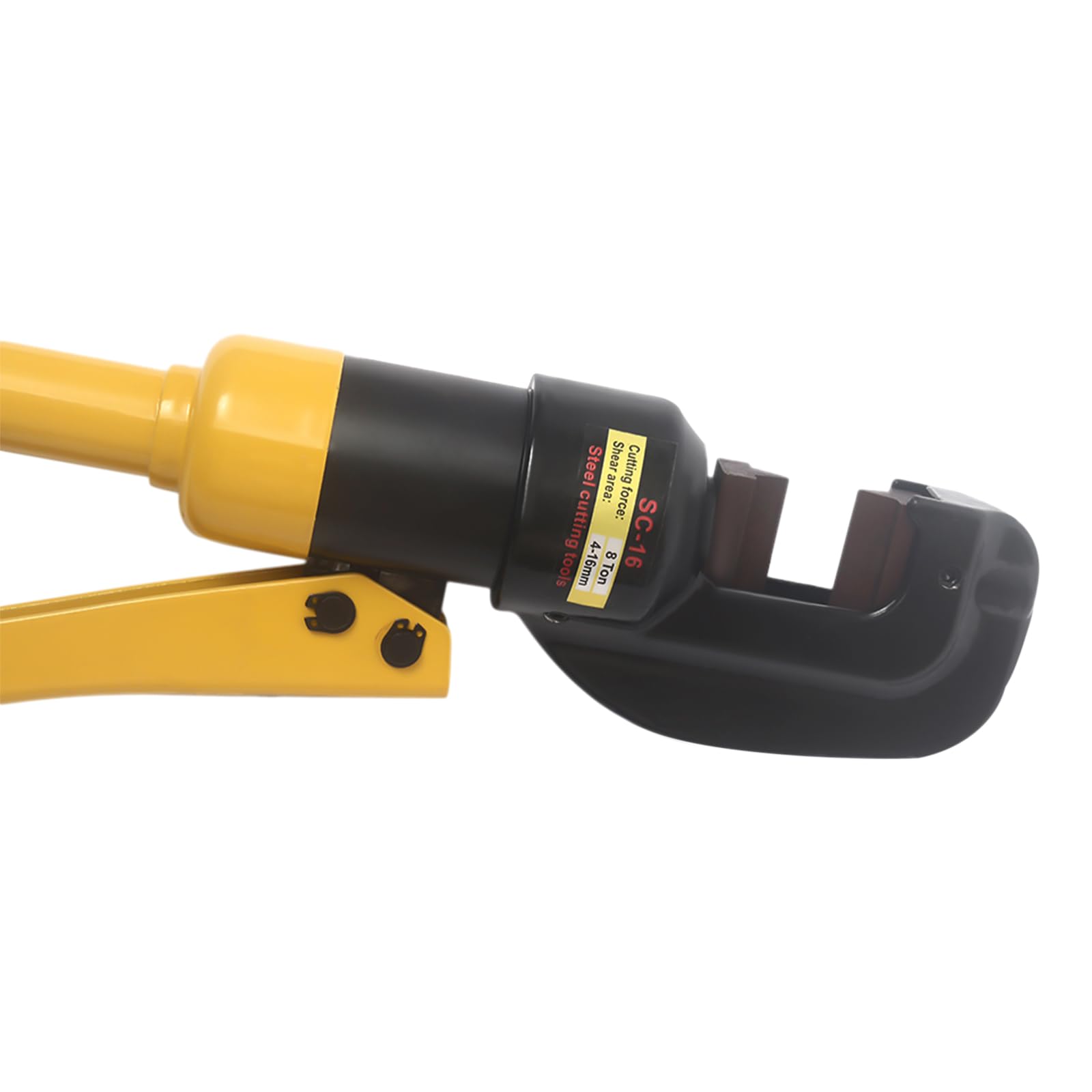 AGULIUM Hydraulic Rebar Cutter Bolt Cutters Heavy Duty 4mm-16mm 8T Hydraulic Rebar Cutter with Box & Hex Key Handheld Rebar Cutter Steel Bolt Chain Cutting Tool