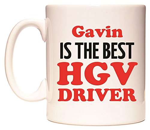 Gavin is The Best HGV Driver Mug by WeDoMugs