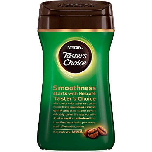 Nescafe Taster's Choice Decaf House Blend Instant Coffee, 7 oz
