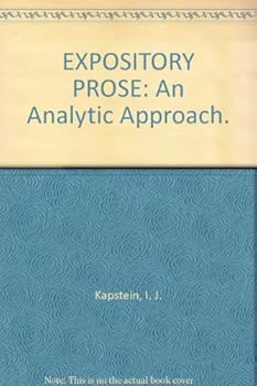 Hardcover EXPOSITORY PROSE: An Analytic Approach. Book
