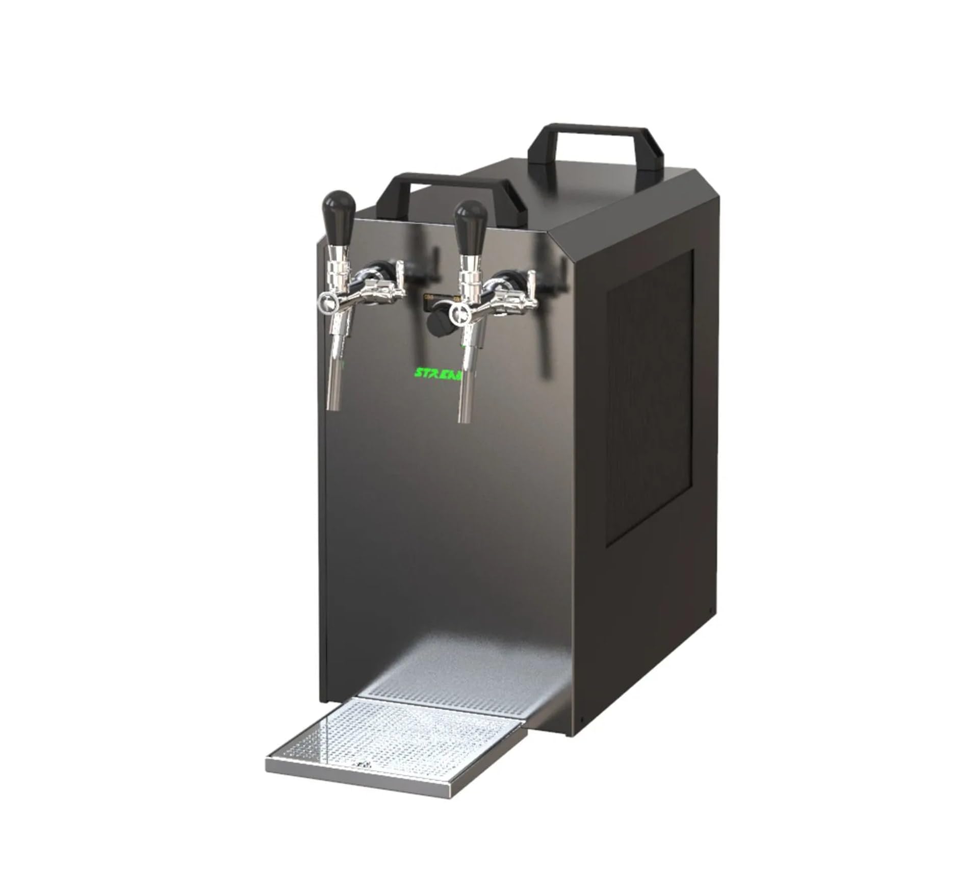 Kit Completo Bajo Encimera Stream 80 - Sistema Dispensación Cerveza 2 Líneas Enfriador Flujo Continuo Seco Sin Cabezas de Grifo