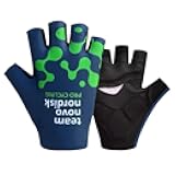 SGCIKER Pro Team novonor Cycling Gloves,Summer Half Finger Bike Gloves