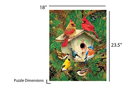 Rompecabezas Springbok de 350 piezas Feathered Retreat - Hecho en USA miniatura 4