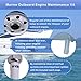 REAXOAL Marine Outboard Engine Maintenance Kit 17400-94823 Compatible with Suzuki DF25A,DF30A 2015+,with Oil Filter,Fuel Filter,Water Pump Kit