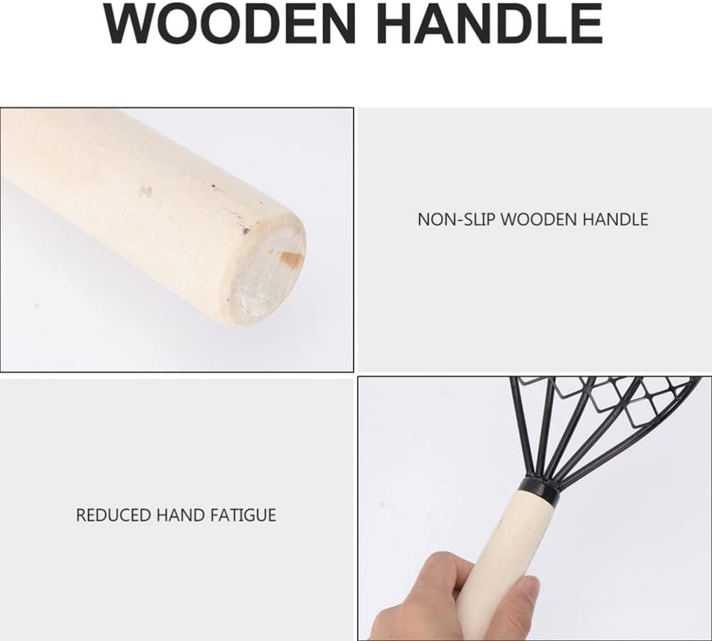 Yardwe Rake with Mesh Net, 10.24 Inch Japanese Rake, 5- Tine Steel Clamming Claws, Long Handled Shell Clam Digger, Dig Seafood Accessories with Flat Cowhide Rope， 2PCS