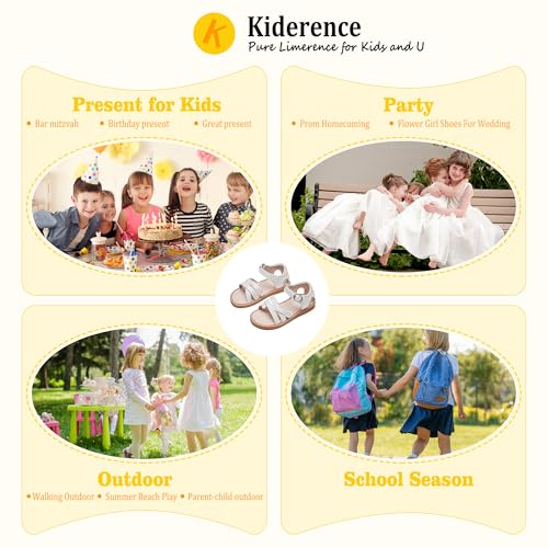 Image of Kiderence Toddler Girls Sandals Little Girls Kids Shoes Girls Sandals Toddler