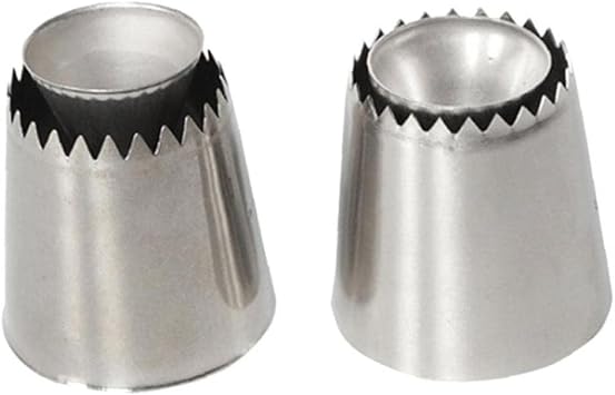 Sultan Tube Icing Piping Nozzle Cookie Biscuit Russian Ice Cream Pastry Tips Cake Mold Cake Decorating Tools 2pcs/set