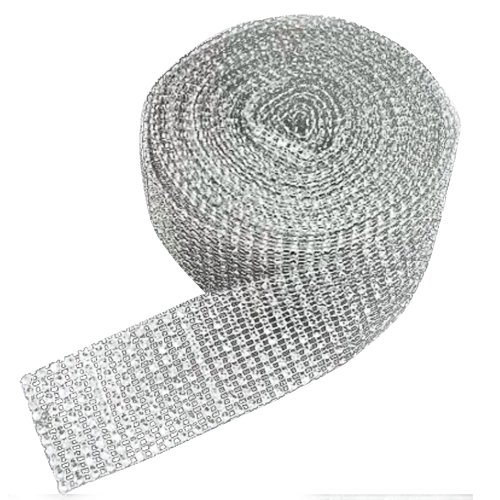 Lunghezza 6m di 50 mm (10 di fila) faux diamante