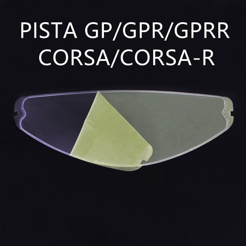 BSTOP Pista Shield Replacement for AGV Pista GPR, Corsa-R, Pista GPRR Face Shield Race3 Visor Uv-Protection (Anti Fog Film)