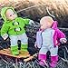 The Queen's Treasures 15 Inch Baby Doll Clothes, Set of Two Complete Overall Outfits Pink & Green Jackets, Overalls, Shirt, Bootie Shoes, Compatible with American Girls' Bitty Baby Twins