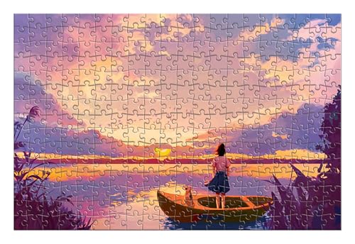Image of Frank Sunset View 300 Pieces Jigsaw Puzzles | Collector's Edition | Travel Friendly Mini Puzzles | Realistic Illustration Puzzle | Game for Focus & Memory | for Adults & Teenagers