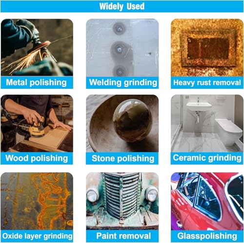 Non-Woven Schleifband Vliesband Rohrbandschleifer Schleifmaschine SC-BL 40x760mm, 5 Stück, Körnungsbereich Grade: Medium, Color: red, Korn:120