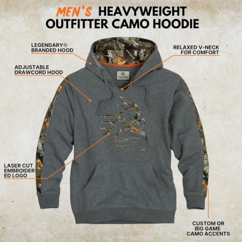 Image of Legendary Whitetails Mens Plaid Camo Pullover Hoodie