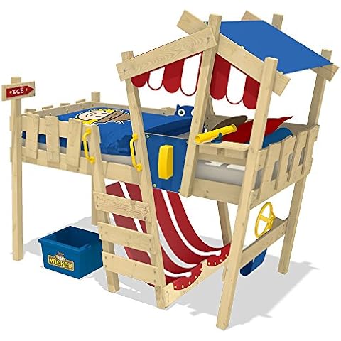 Wickey Cama Infantil Crazy Hutty Cama Alta Cama de Aventura Cover