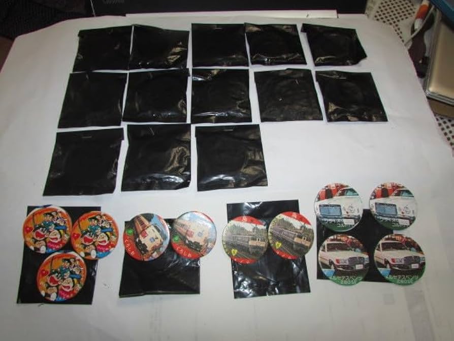 Amazon | おもちゃ屋 昭和レトロ 丸メンコ色々 | めんこ | おもちゃ