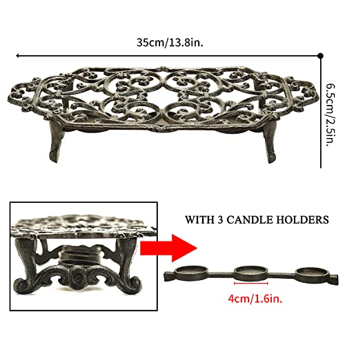 Sungmor SM-697 Heavy Duty Cast Iron Teapot Dish Warmer Stable Holder thumb #5