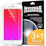 iPhone 6 / 6S Screen Protector - Invisible Defender [3+1 Free/MAX HD CLEAR QUALITY][Case Compatible] Perfect Touch Precision High Definition (HD) Clear Film for Apple iPhone 6 / 6S