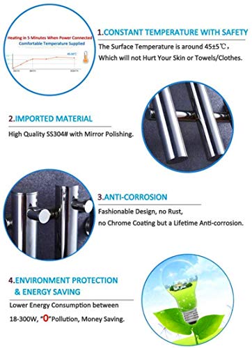 Sèche-linge à 10 pôles mural en acier inoxydable durable et élégant - 6