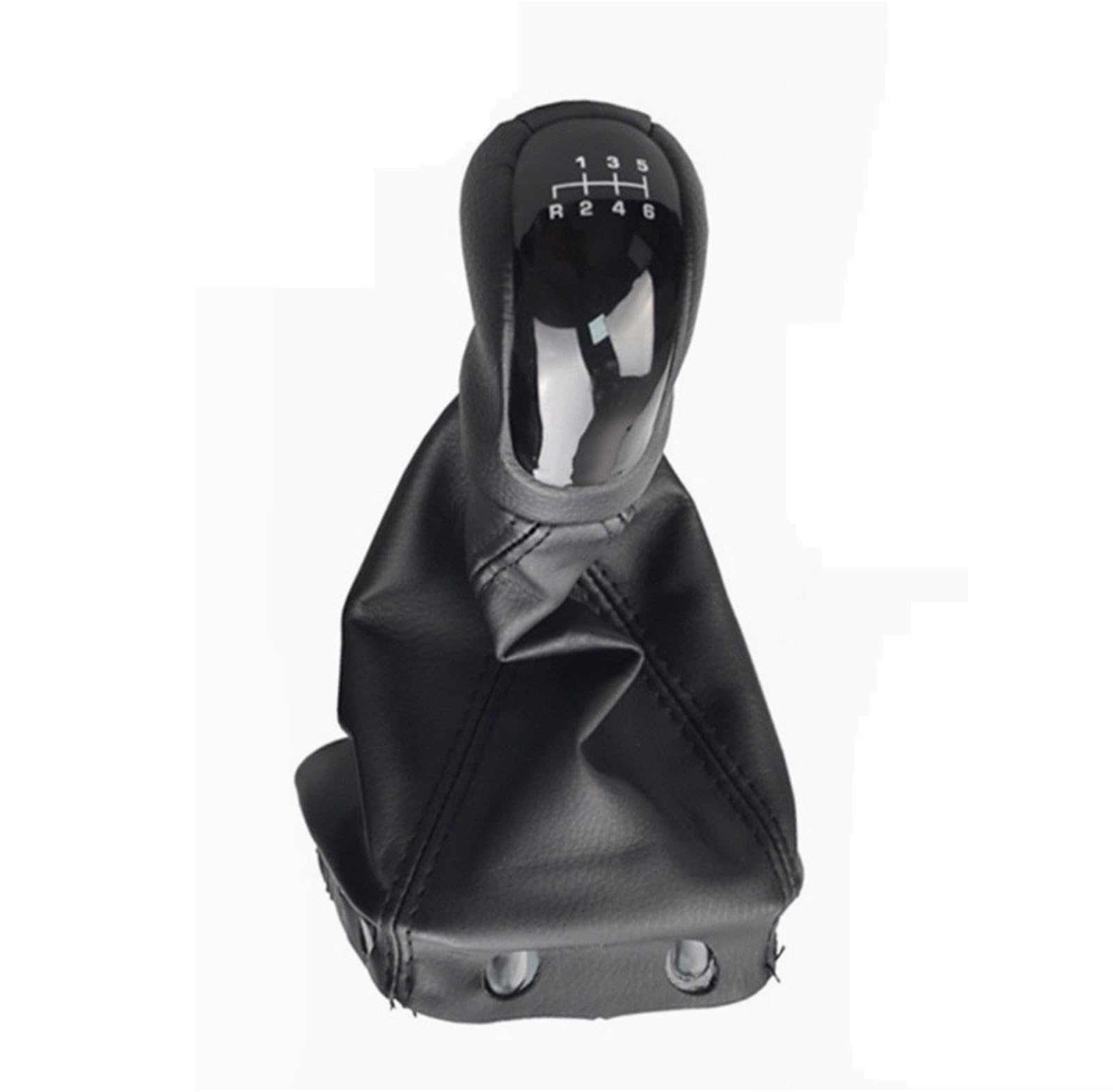 Gxqklsu 6 Speed Gear Shift Knob Compatible With Benz W168 A Class 1997-2004 5 Gear Car Shift Gear Knobs With Gaitor Gear Lever Tuning(6 Speed)
