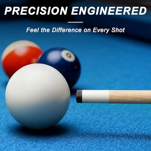 LOTKEY Pool Cue Stick,58"/52"/48"/42" Pool Cue Set of 4/2/1 Billiard Cues Sticks for Professional,Pool Sticks for Adults 14 15 19 20 21oz House Bar with 2 Billiard Chalk - Image 5
