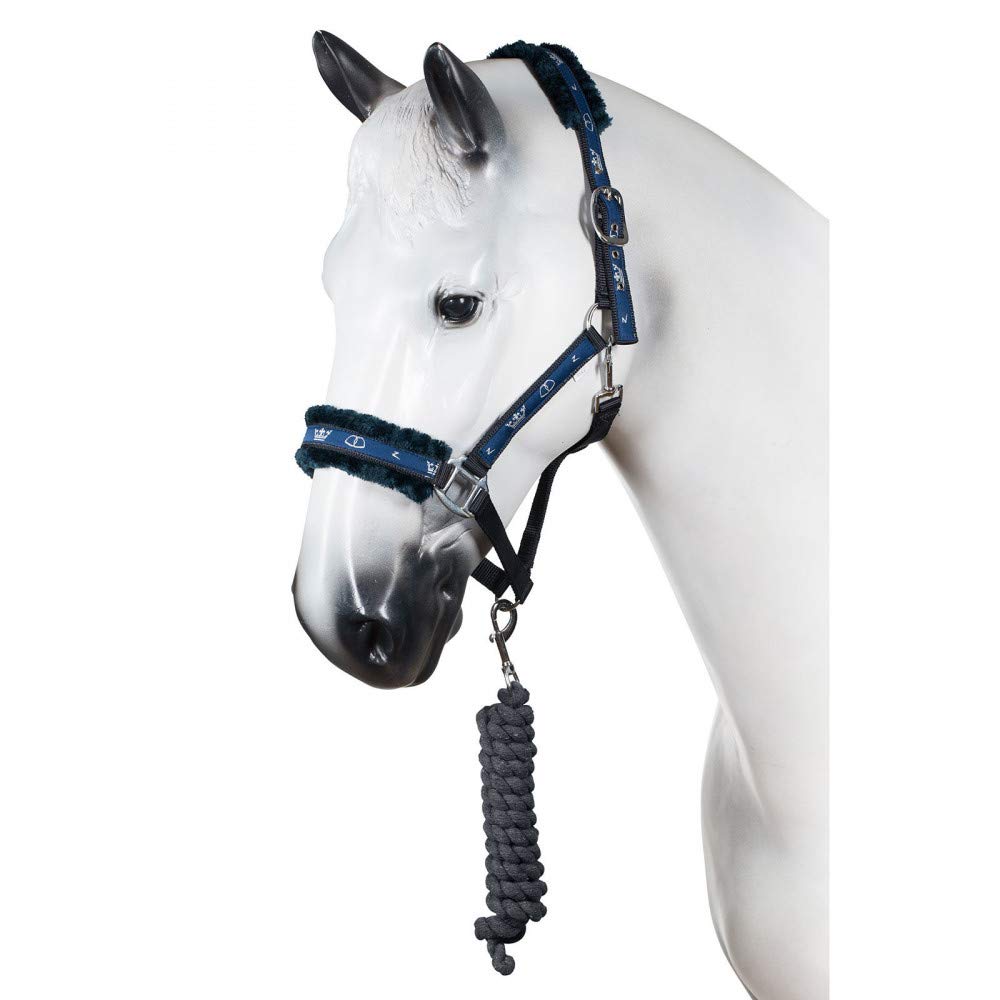 HORZE Basel Warwick Halter and Lead w/Faux Fur Padding