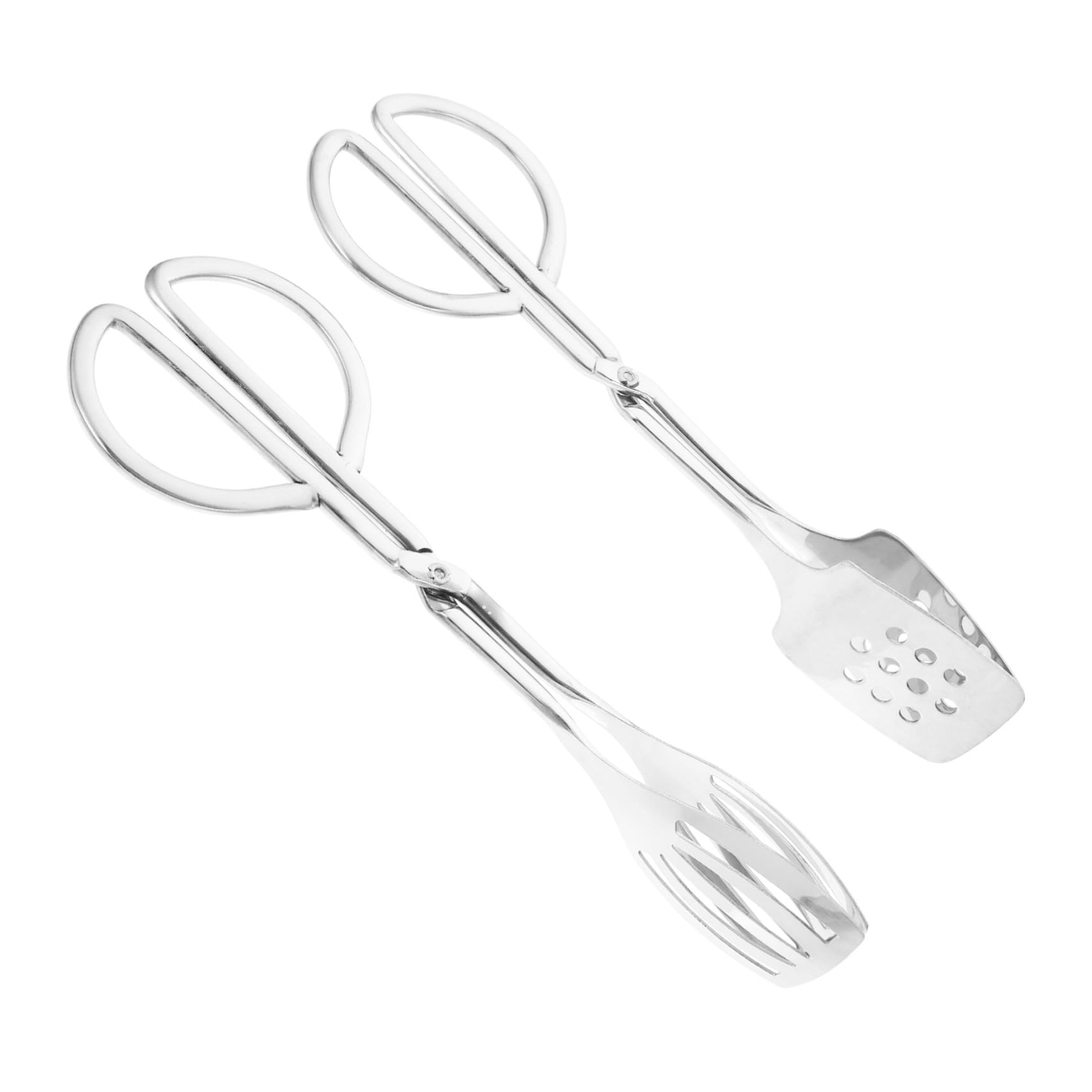 2 Piezas Pinzas De Acero Inoxidable Para Alimentos Pinzas Para Ensaladas De Buffet Pasteles Barbacoas y Pan Eventos De Comida