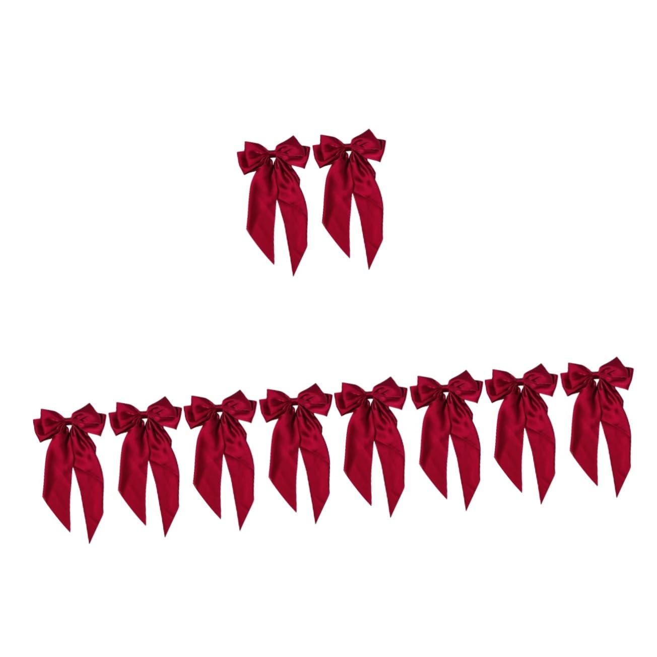 FRCOLOR 10 horquillas francesas para el pelo, accesorios para el pelo, pinzas para el pelo, diademas, tiara de Halloween, lazos para el pelo para niñas, gran tela