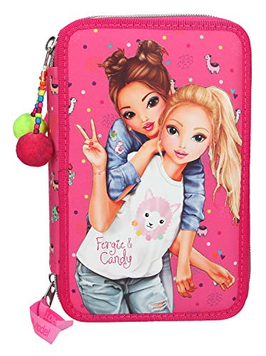 Preisvergleich Produktbild Depesche 10356 - Federtasche 3 fach, TopModel Alpaka, pink