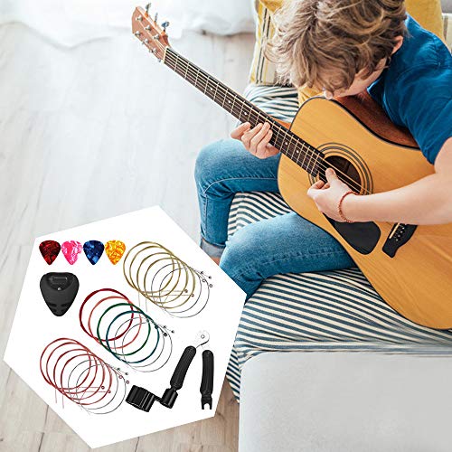 Cordes de guitare Acoustic 6 cordes Set de 3, maxin Guitar Strings Pack Corde en acier de remplacement pour guitare… - Les Beatles, Paul McCartney, John Lennon, RIngo Starr, George Harrison Cordes de guitare Acoustic 6 cordes Set de 3, maxin Guitar Strings Pack Corde en acier de remplacement pour guitare… – Image 8