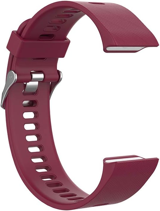 Watch Strap Compatible for Garmin Forerunner35 / Forerunner35J / Forerunner 35 / Forerunner 30 Silicone Replacement Watchband with 4 Replacement Screw - Image 3