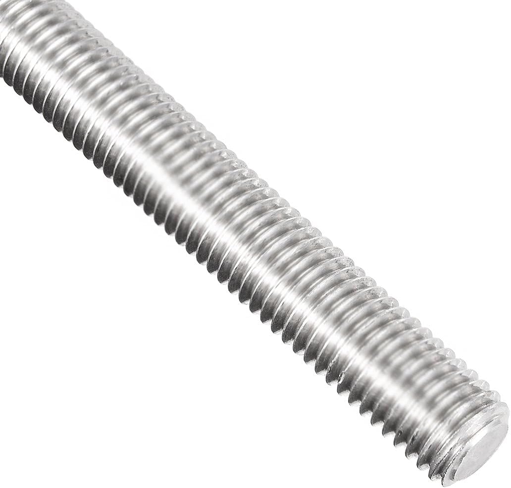 M14 Left Hand Threaded Rod, 304 Stainless Steel, 250mm Length, 2.0mm Pitch, Fully Threaded Stud, 1 Pc