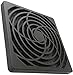 Produktbild Aerzetix: Schwarz Schutzgitter Lüftungsgitter 120x120mm Ventilation mit Filter Staub 30ppi für Lüfter Gehäuse Computer PC C15120