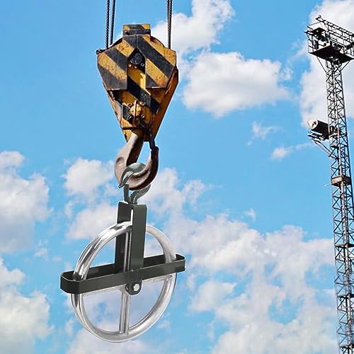 popmoon scaffold hoist pulley 1234 scaffolding wheels aluminum pulley wheel 1000lbs ladder hooks pulleys for lifting with rope