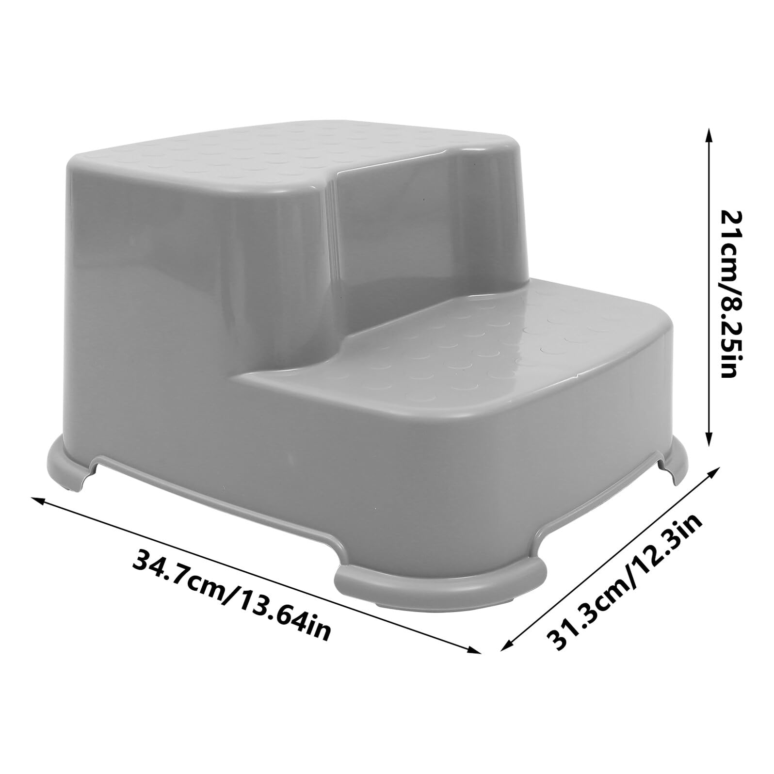 CLISPEED Taburete de Entrenamiento para Niños Pequeños Antideslizante de PP y TPE Forma Redonda para Baño y Protección Segura del Ñiño Color Aleatorio