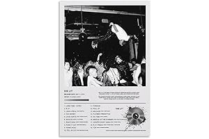 Unframed BATWHO Playboi Carti Poster Die Lit Album Canvas Poster: 12x18inch(30x45cm)