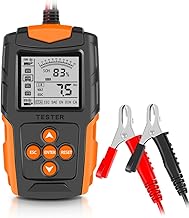 Weytoll Testador de bateria de carro 12V / 24V LCD Analisador de bateria digital Ferramenta de diagnóstico de carga de carro SOH SOC CCA Medição de IR para motocicleta de caminhão de carro