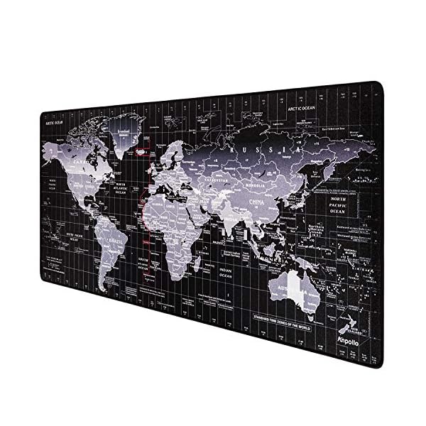 Anpollo XXL Mauspad mit Windows Tastenkombinationen 900 x 400mm Mousepad Tischunterlage Large Size Multifunktionales…