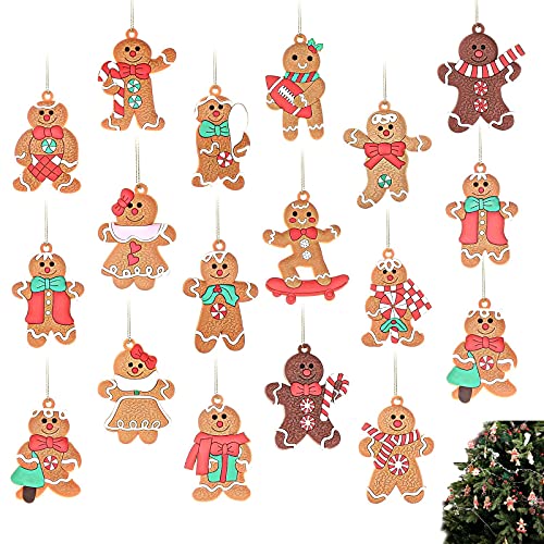 12 Pièces Bonhomme Pain D'Epice, Ornements Et Décorations