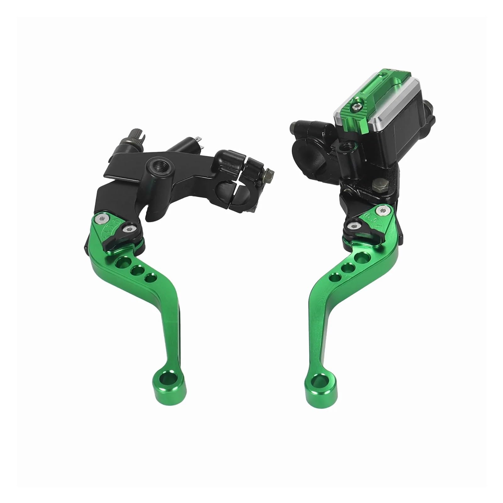 NHGFdfs Motorcycle Clutch Brake Lever Motorcycle Adjustable 2pcs 7/8'' 22mm Handlebar Master Brake Cylinder Reservoir Hand Levers