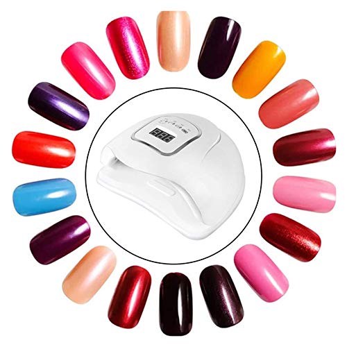 SFLRW Gel LED Nail Lamp, Nail Dryer 168W Gel Nagellak Licht Manciure/Pedicure Sun Light Curing Lamp met 4 Timers Nail… - Afbeelding 5