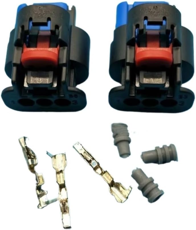 Ignition Coil Connector Harness 3pin Car Ignition Coil Wiring Harness Connector Upgrade Repair Kit Without Automotive Plug Replaces 1-2296695-1
